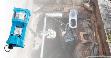 HWM Intelligens WW logger deployed in sewer