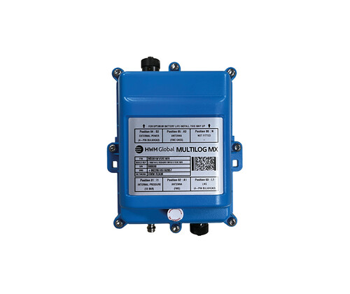 Multilog MX - Blue plastic rectangular data logger